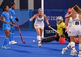 Women’s hockey: Fighting India lose 0-2 against Rio bronze medallist Germany in Tokyo Olympics.
