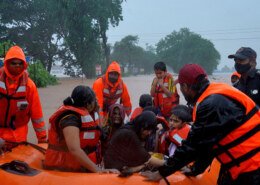 Frantic search for survivors as India’s flood death toll tops 100.