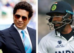 India vs England: Sachin reacts after Bumrah smokes thunderous six off Curran.